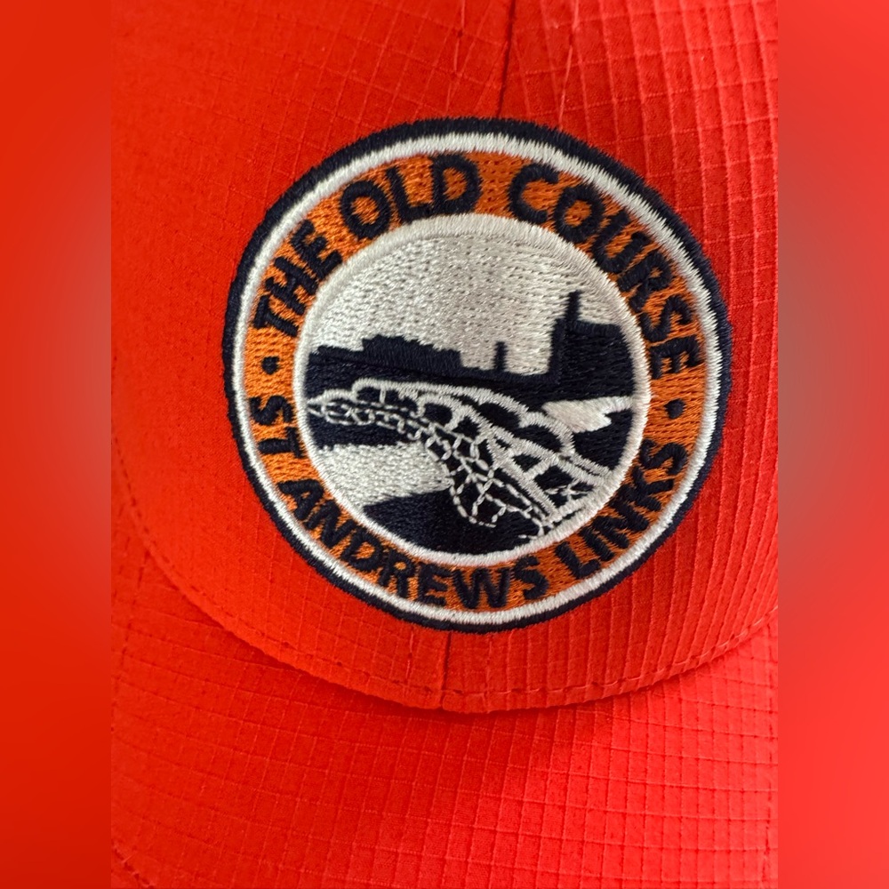 The Old Course St Andrews Links Golf Cap 
The Swilcan Bridge Collection 
Orange - Picture 3 of 8